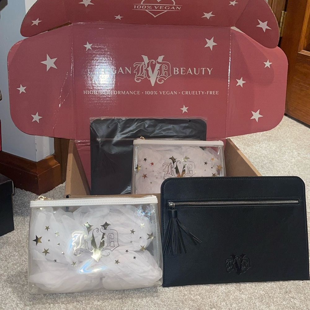 Kat Von D Make Up bags #3 bags NWT